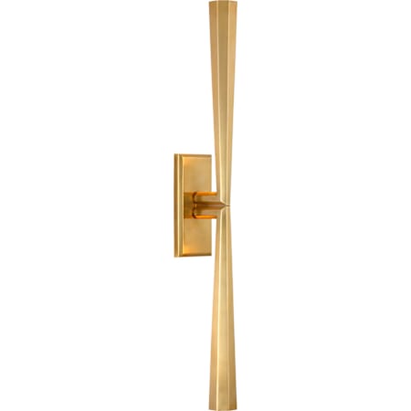 Visual Comfort Galahad 25" Tall LED Wall Sconce Hand Rubbed Antique Brass