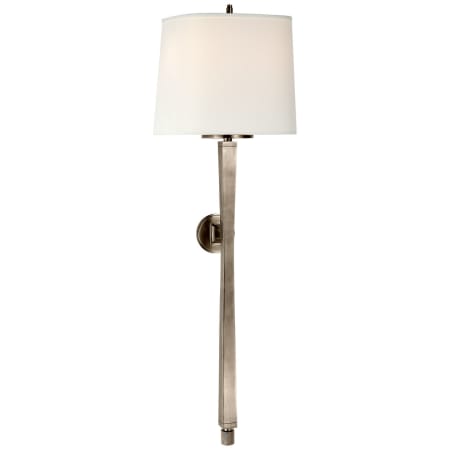 Visual Comfort Edie 2 Light 33" Tall Wall Sconce Antique Nickel