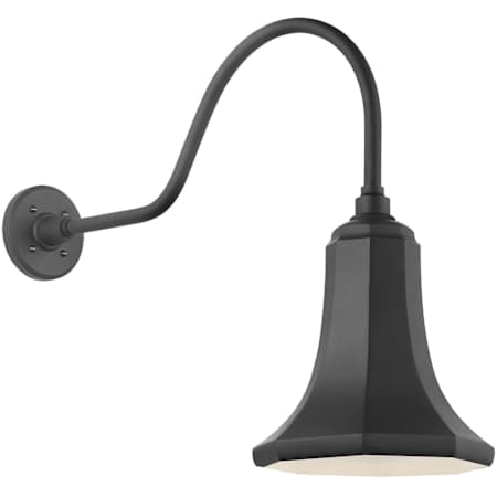 Visual Comfort Thomas O'Brien 20" Tall Outdoor Wall Sconce with Matte Black Savannah Shade Matte Black