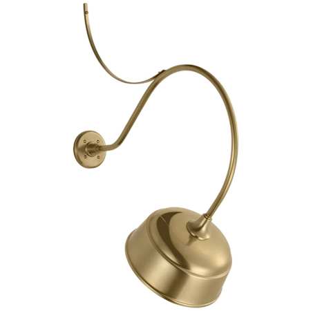 Visual Comfort Thomas O'Brien 37" Tall Outdoor Wall Sconce with Hand-Rubbed Antique Brass Rockhouse Shade Hand-Rubbed Antique Brass