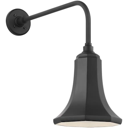 Visual Comfort Thomas O'Brien 21" Tall Outdoor Wall Sconce with Matte Black Savannah Shade Matte Black