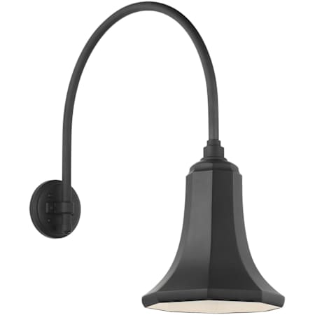 Visual Comfort Thomas O'Brien 23" Tall Outdoor Wall Sconce with Matte Black Savannah Shade Matte Black