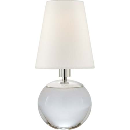 Visual Comfort Tiny 12" Tall Accent Table Lamp Crystal