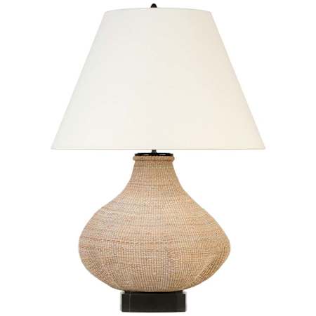 Visual Comfort Tahiti 32" Tall Vase Table Lamp Ash / Linen
