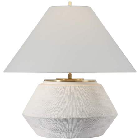 Visual Comfort Aten 24" Tall Buffet Table Lamp Plaster White