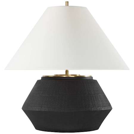 Visual Comfort Aten 24" Tall Buffet Table Lamp Shadow Black