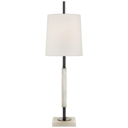 Visual Comfort Lexington 32" Medium Table Lamp with Linen Shade Bronze