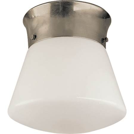 Visual Comfort Perry 9" Flush Mount by Thomas O'Brien Antique Nickel