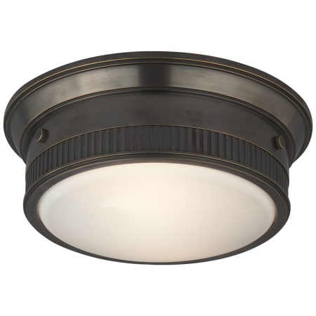 Visual Comfort Calliope 11" Flush Mount by Thomas O'Brien Bronze