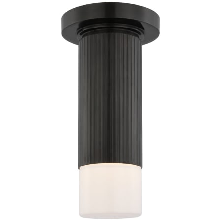 Visual Comfort Ace 3" Wide LED Semi-Flush Ceiling Fixture Bronze