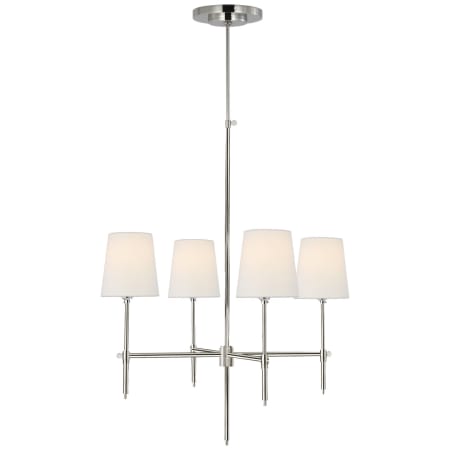 Visual Comfort Bryant 4 Light 26" Wide Chandelier Polished Nickel