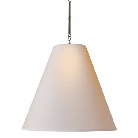 Visual Comfort Goodman 2 Light 24" Wide Pendant Antique Nickel