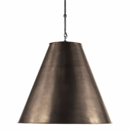 Visual Comfort Goodman 24" Shaded Chandelier by Thomas O'Brien Bronze