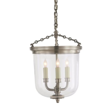 Visual Comfort Merchant 11" Pendant Light by Thomas O'Brien Antique Nickel
