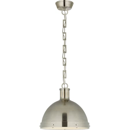 Visual Comfort Hicks 13" Large Pendant with Acrylic Diffuser by Thomas O'Brien Antique Nickel