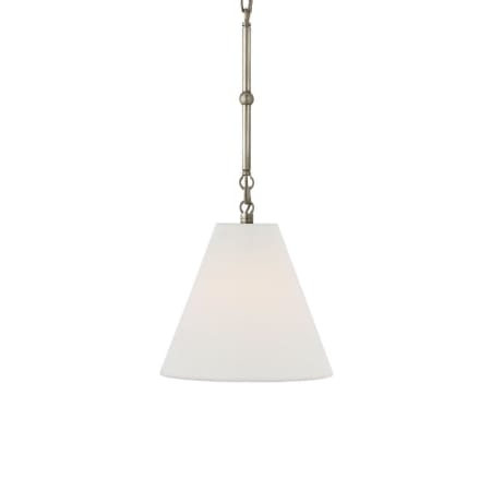 Visual Comfort Goodman 10" Wide Pendant Antique Nickel
