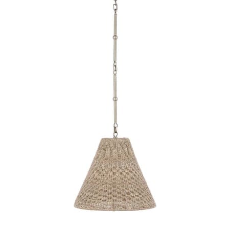 Visual Comfort Goodman 15" Wide Pendant Antique Nickel / Ash