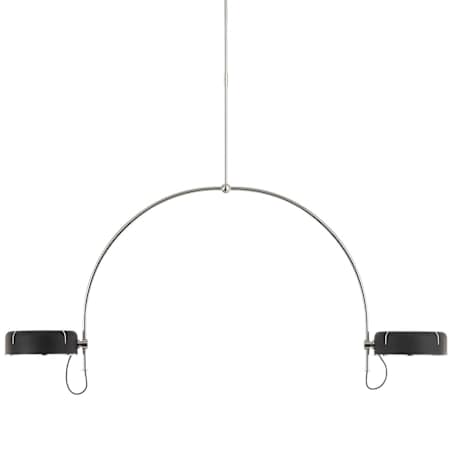 Visual Comfort Oso 73" Wide LED Linear Chandelier Polished Nickel
