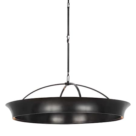 Visual Comfort Garland 40" Wide LED Abstract Chandelier Aged Iron