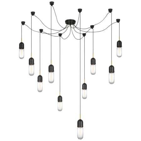 Visual Comfort Junio 10 Light Configurable Multi Light Pendant Bronze / Brass