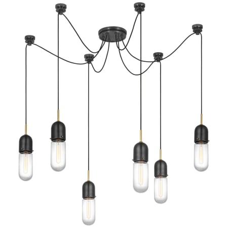 Visual Comfort Junio 6 Light Configurable Multi Light Pendant Bronze / Brass