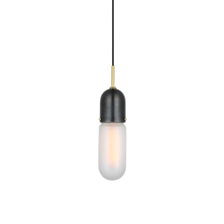 Visual Comfort Junio 4" Wide Mini Pendant Bronze / Brass