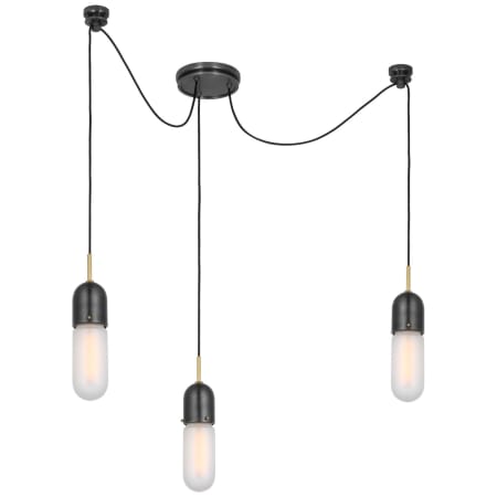 Visual Comfort Junio 3 Light Configurable Multi Light Pendant Bronze / Brass