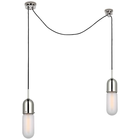 Visual Comfort Junio 2 Light Configurable Multi Light Pendant Polished Nickel