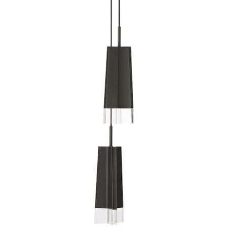 Visual Comfort Matcha 7" Wide LED Multi Light Pendant Bronze