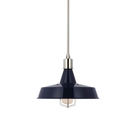 Visual Comfort Fitz 17" Wide Pendant Polished Nickel