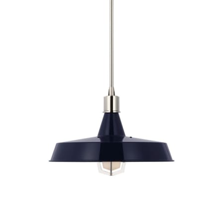 Visual Comfort Fitz 20" Wide Pendant Polished Nickel