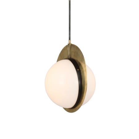 Visual Comfort Quando 20" Wide LED Pendant Bronze / Hand-Rubbed Antique Brass