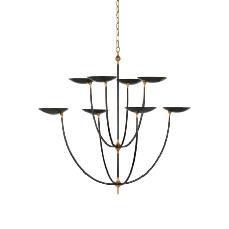 Visual Comfort Keira 32" Wide LED Chandelier Bronze / Hand-Rubbed Antique Brass