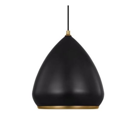 Visual Comfort Clasica 13" Wide Pendant Aged Iron