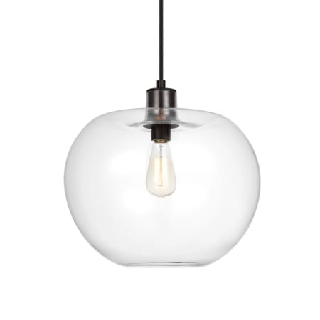 Visual Comfort Mela 16" Wide Pendant Aged Iron