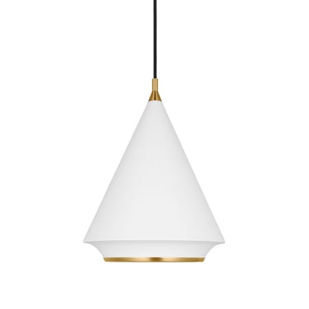 Visual Comfort Stanza 15" Wide Pendant Matte White