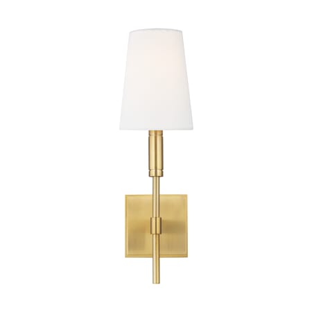 Visual Comfort Beckham Classic 17" Tall Bathroom Sconce Burnished Brass