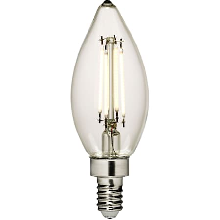 Visual Comfort 4 Watt Dimmable Candelabra (E12) LED Bulb - 350 Lumens, 3000K, and 90CRI Clear