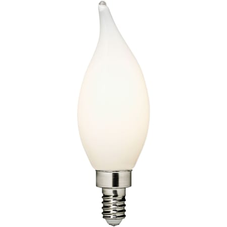 Visual Comfort 4 Watt Dimmable Candelabra (E12) LED Bulb - 350 Lumens, 3000K, and 90CRI Frosted