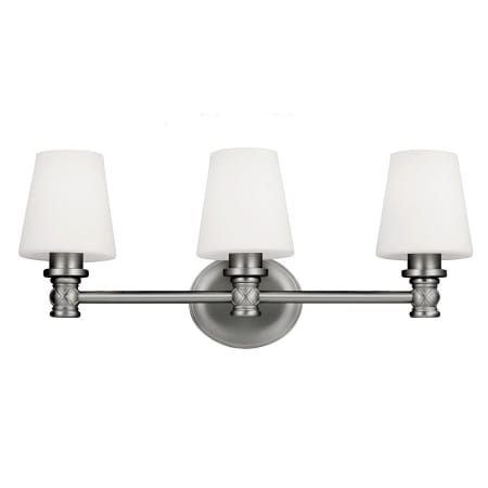 Visual Comfort Xavierre 3 Light 23" Wide Vanity Light Satin Nickel