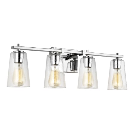 Visual Comfort Mercer 4 Light 29" Wide Vanity Light Chrome