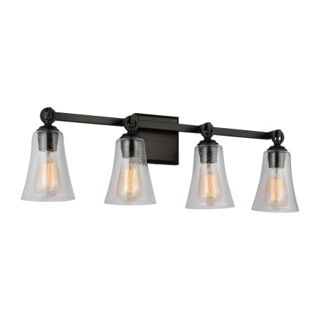 Visual Comfort Monterro 4 Light 30" Wide Vanity Light Aged Iron
