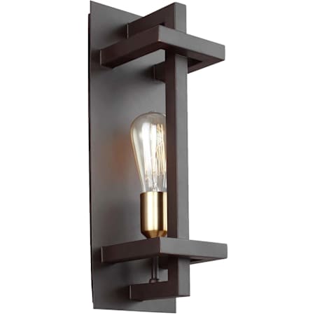 Visual Comfort Finnegan 17" Tall Bathroom Sconce New World Bronze