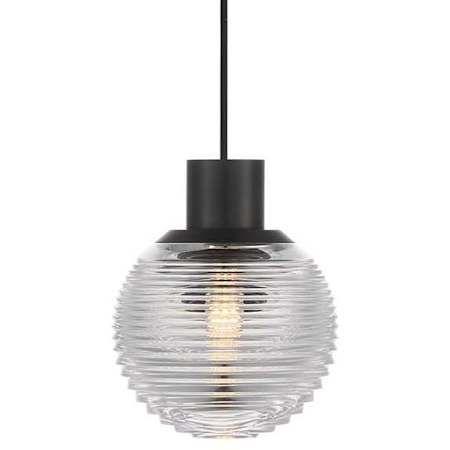 Visual Comfort Circon 5" Wide LED Mini Pendant Bronze