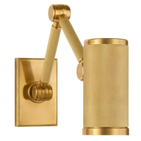 Visual Comfort Barrett Mini Double Arm Bed Light Natural Brass