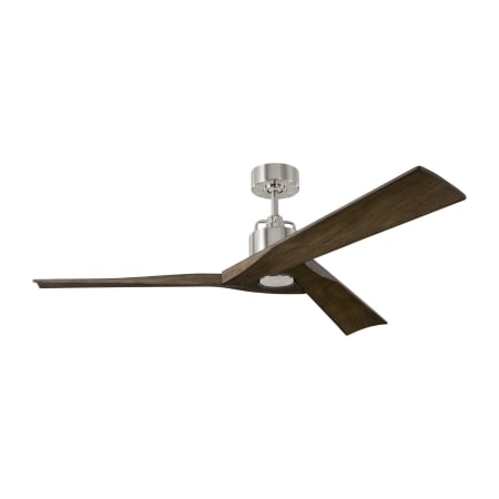 Visual Comfort Alma 52" 3 Blade Indoor Ceiling Fan Brushed Steel