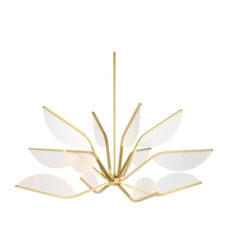 Visual Comfort Belterra 12 Light 38" Wide LED Chandelier Natural Brass / 3000K