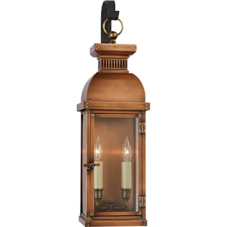 Visual Comfort Suffork 22" Outdoor Wall Light by Chapman & Myers Natural Copper