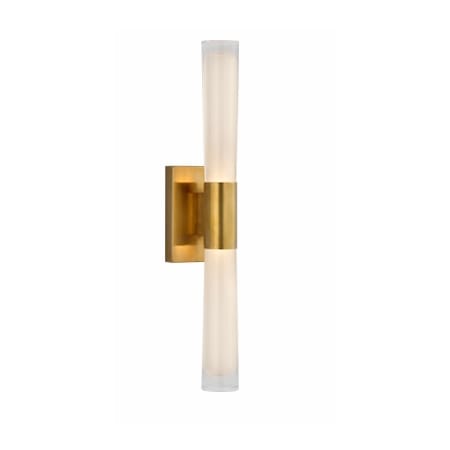 Visual Comfort Brenta Single Sconce Hand-Rubbed Antique Brass