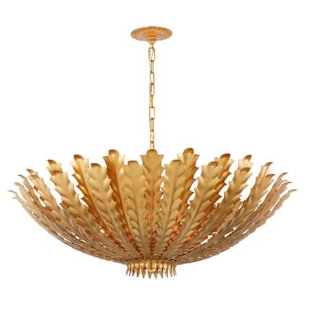 Visual Comfort Hampton 6 Light 36" Wide Chandelier Gild
